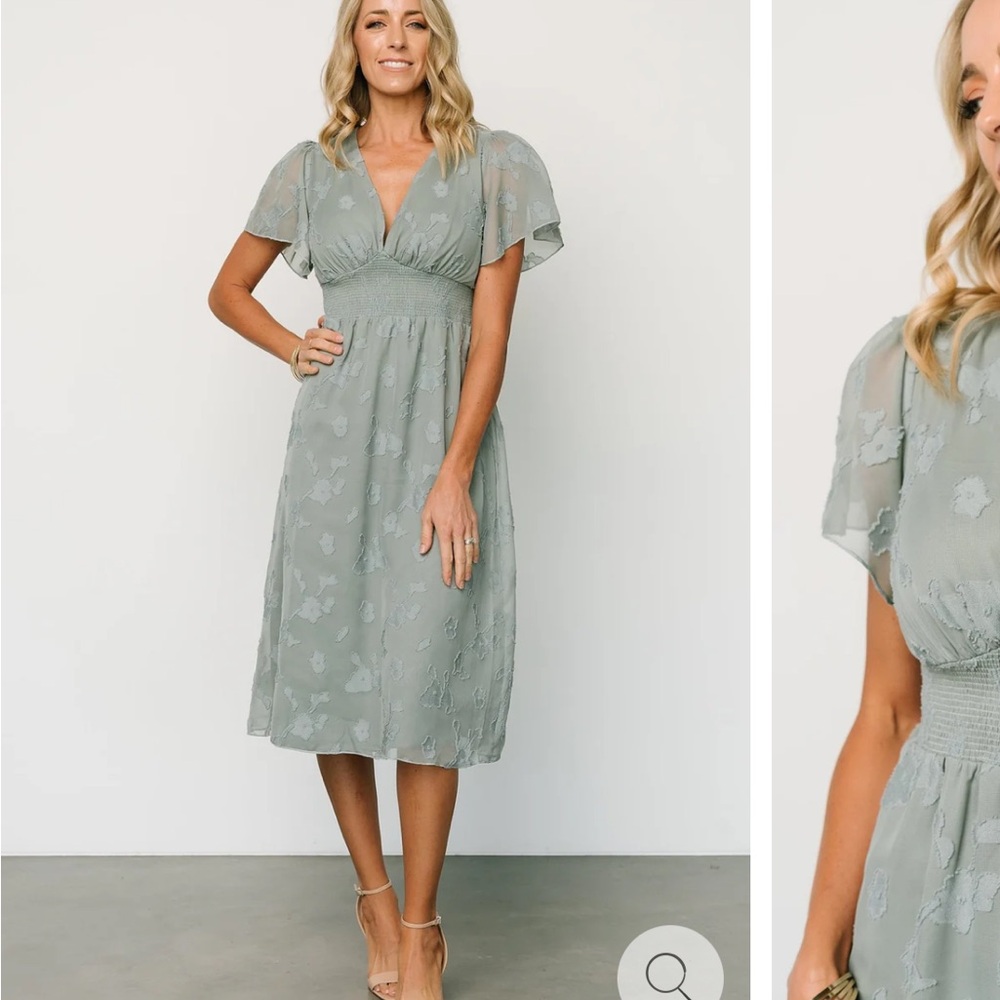 NWT - June Smocked Midi Dress
